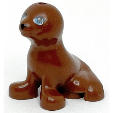 seal friends with black nose and eyelashes medium blue eyes pattern