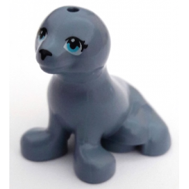seal friends with black nose and eyelashes medium azure eyes pattern