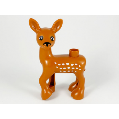 duplo deer doe eyes white on back