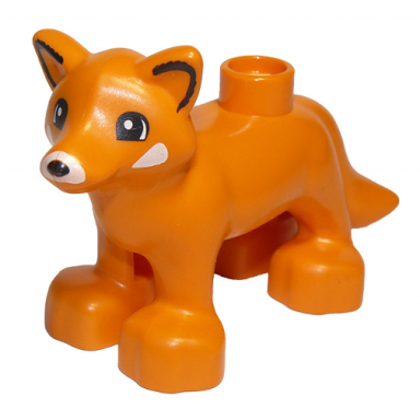 duplo fox with white muzzle pattern