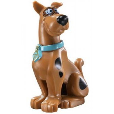 medium nougat dog great dane scooby-doo sitting with pilot goggles pattern 20690pb01 20691pb01