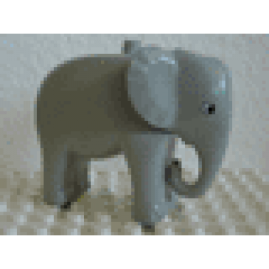 duplo elephant adult movable head