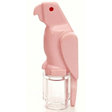 pink bird parrot with small beak