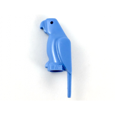medium blue bird parrot with small beak
