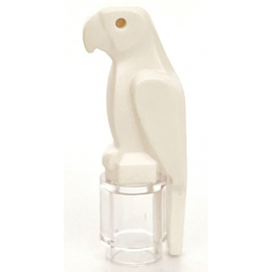 white bird parrot with large beak