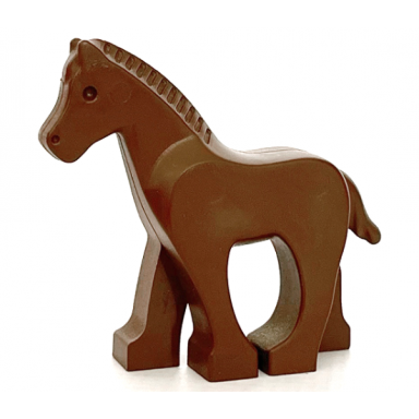 brown horse pony