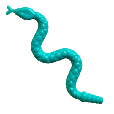 dark turquoise snake