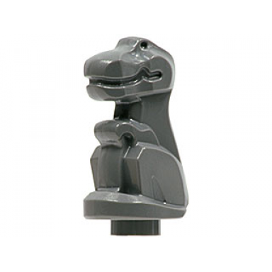 dark bluish gray dinosaur baby sitting