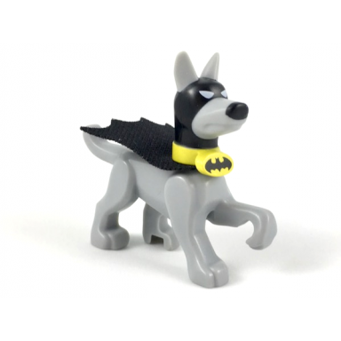 light bluish gray dog ace the bat-hound
