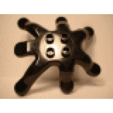 black duplo insect legs with 2 x 2 studs
