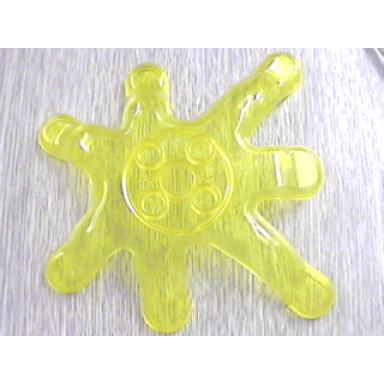trans-yellow duplo insect legs with 2 x 2 studs