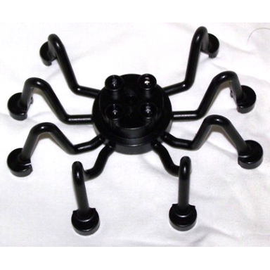 black duplo spider legs with 2 x 2 studs