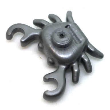 flat silver crab