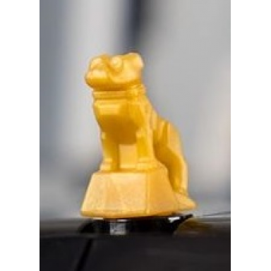 pearl gold dog bulldog mack truck hood ornament