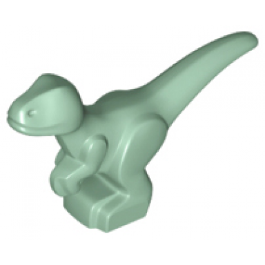 sand green dinosaur baby standing