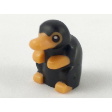 nougat niffler with black eyes and hair pattern