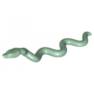 sand green snake large with raised head