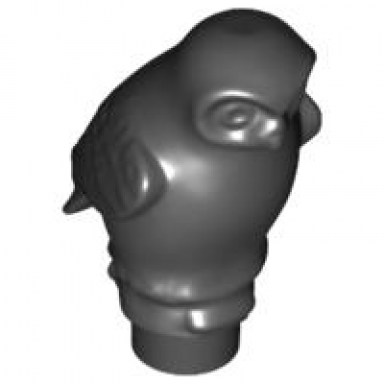 black owl rounded features