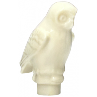 white owl rounded features