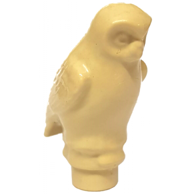 tan owl rounded features