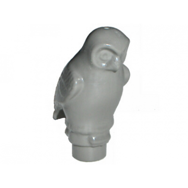 light gray owl rounded features