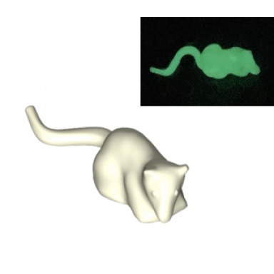 glow in dark white rat mouse