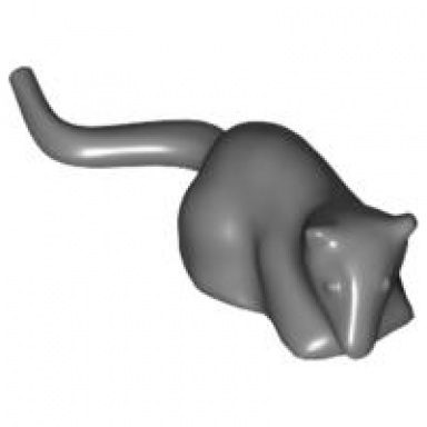 dark bluish gray rat mouse