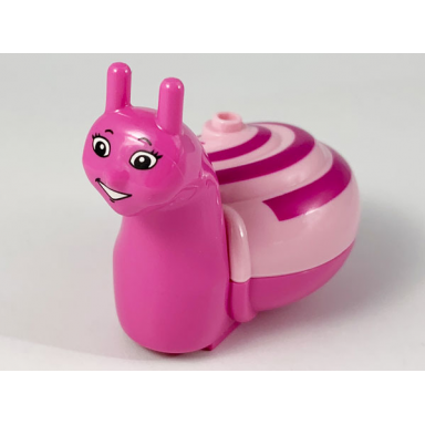dark pink snail belville lazy loui