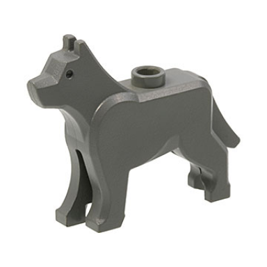 dark bluish gray dog wolf