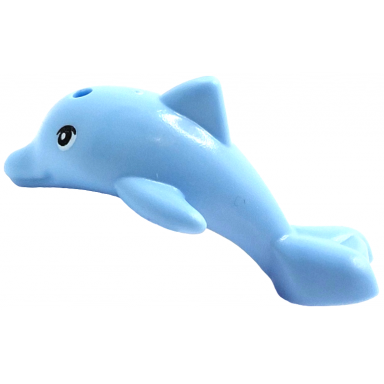 dolphin baby friends jumping with black and white eyes upper eyelids pattern