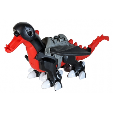 duplo dragon body with wings large with variably colored underside