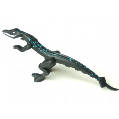 dinosaur mutant lizard with blue specks on back pattern