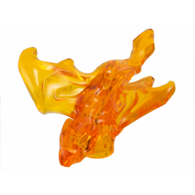 trans-orange dragon baby ninjago with spread wings