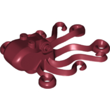 dark red octopus