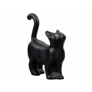 black cat belville scala standing with yellow eyes pattern