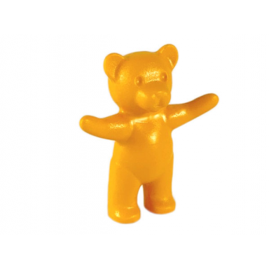 medium orange teddy bear belville scala