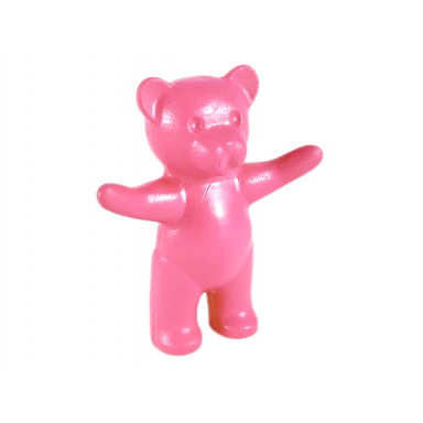dark pink teddy bear belville scala