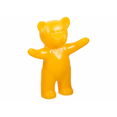 bright light orange teddy bear belville scala