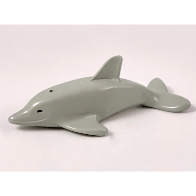 light gray dolphin with normal connection
