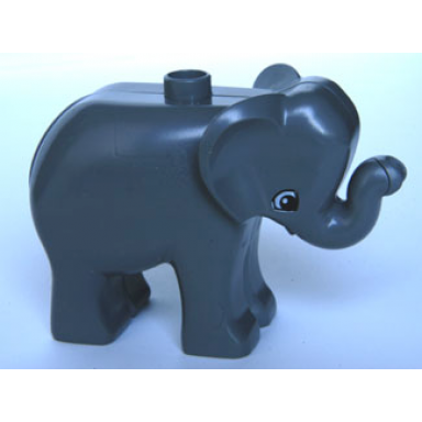 dark bluish gray duplo elephant baby eyes squared