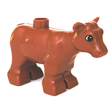 duplo cow baby calf with eyes pattern