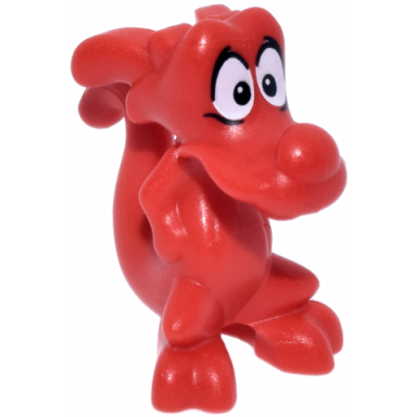 dragon chinese sitting with black and white eyes pattern disney mushu