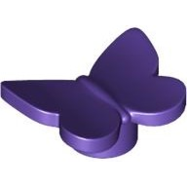 dark purple butterfly with stud holder