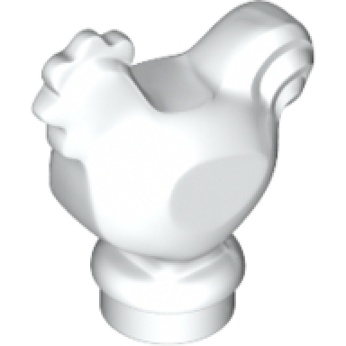 white chicken narrow base