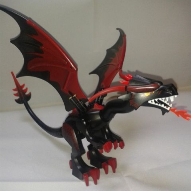 black dragon fantasy era black head