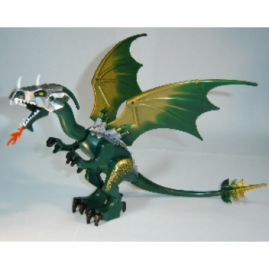 dark green dragon fantasy era dark green head with armor