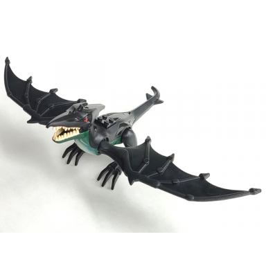 dark green dinosaur mutant pteranodon