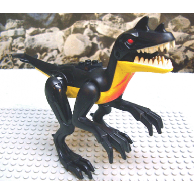 yellow dinosaur mutant raptor velociraptor