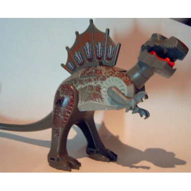 dark gray dinosaur spinosaurus