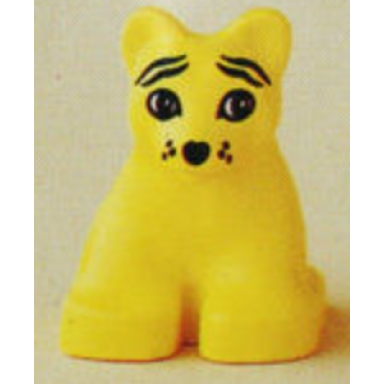 yellow duplo tiger baby cub